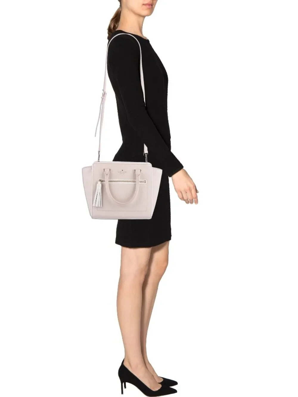 KATE SPADE~Chester Street Allyn~PEBBLED LEATHER SHOULDER TOTE MEDIUM BAG